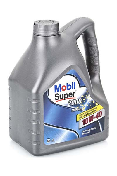 Масло моторное полусинтетическое MOBIL SUPER 2000 X1 DIESEL 10W40 A3/B4 CF   4L