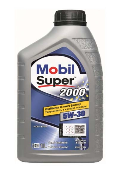 Масло моторное полусинтетическое MOBIL SUPER 2000 X1  5W30 A3/B4 CF/SL   1L