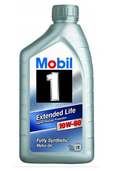 Масло моторное синтетическое MOBIL 1 Extended Life  10W-60 A3/B4 SM/SN/SL/CF 1L