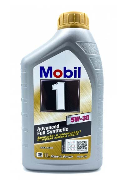 Масло моторное синтетическое MOBIL 1 FS  5W30 A3/B4 SN   1L