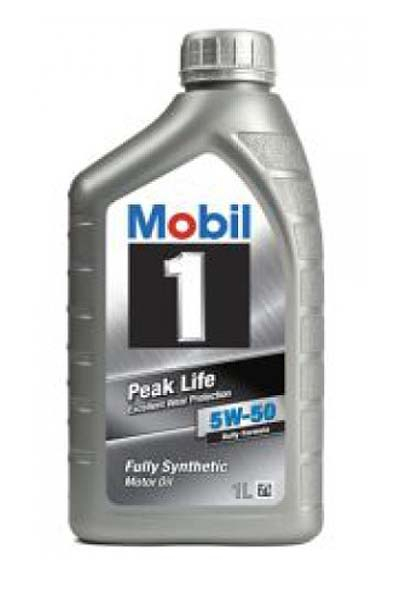 Масло моторное синтетическое MOBIL 1 PEAK LIFE  5W50 A3/B4 SM/SN   1L