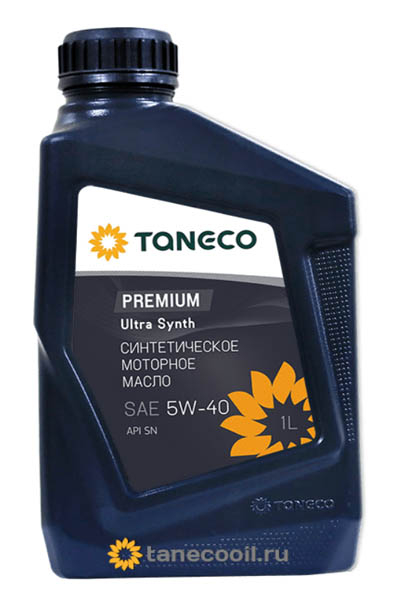 Масло моторное синтетическое TANECO Premium Ultra Synth 5W-40 SN 1L