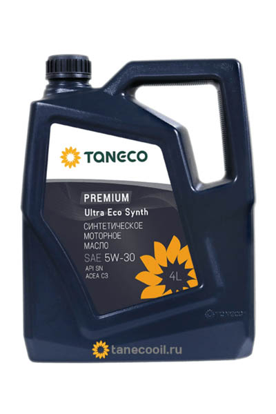 Масло моторное синтетическое TANECO Premium Ultra Eco Synth 5W-30 SN 4L