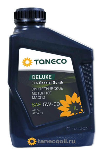 Масло моторное синтетическое TANECO DeLuxe Eco Special Synth 5W-30 SN 1L