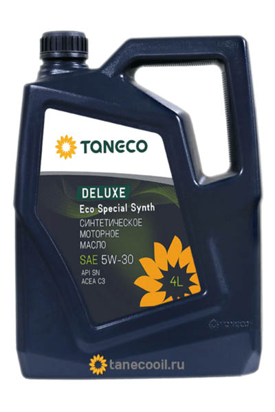 Масло моторное синтетическое TANECO DeLuxe Eco Special Synth 5W-30 SN 4L