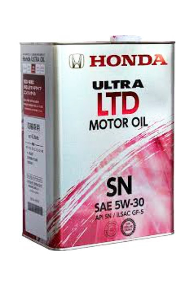 Масло моторное полусинтетическое HONDA ULTRA LTD 5W-30 SM 4L