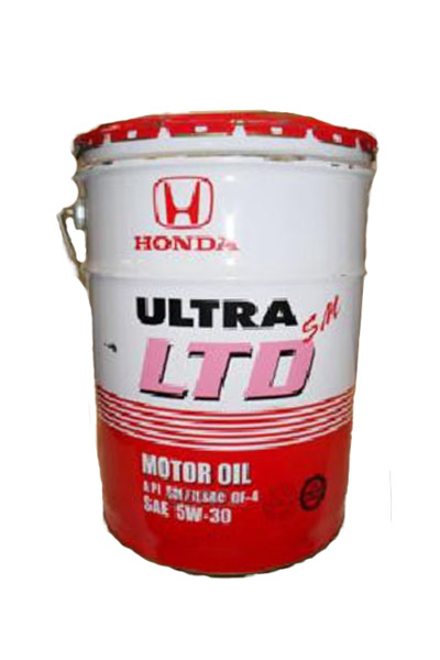 Масло моторное полусинтетическое HONDA ULTRA LTD 5W-30 SM 20L