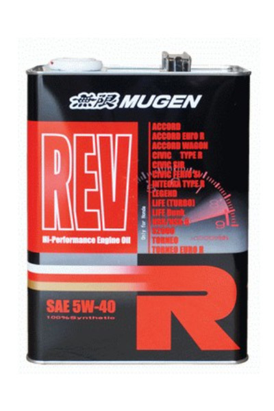 Масло моторное синтетическое HONDA MUGEN REV-R 5W-40 SL 4L
