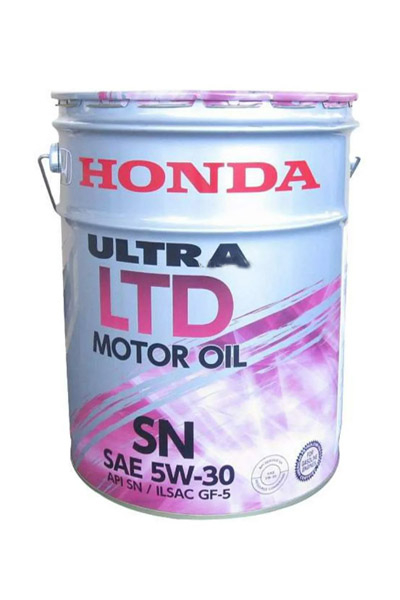 Масло моторное полусинтетическое HONDA ULTRA LTD 5W-30 SN 20L