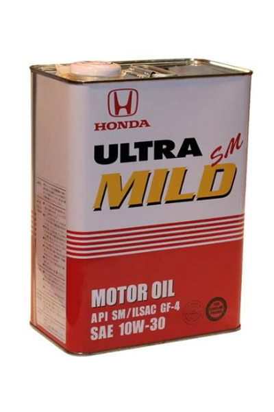 Масло моторное минеральное HONDA Ultra MILD  10W-30 SM 4L