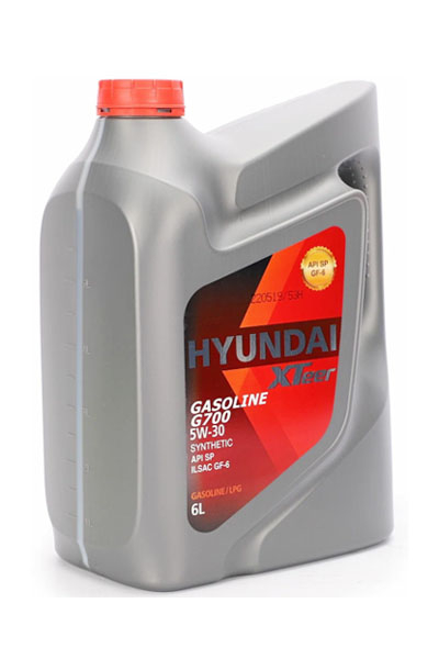 Масло моторное синтетическое HYUNDAI Xteer G700 Gasoline 5W-30 SP  6L
