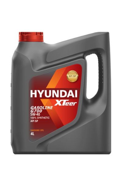 Масло моторное синтетическое HYUNDAI Xteer G700 Gasoline  5W-40 SP  4L