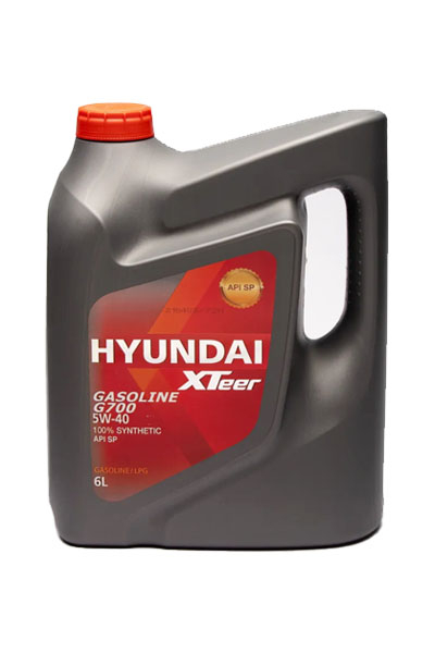 Масло моторное синтетическое HYUNDAI Xteer G700 Gasoline 5W-40 SP  6L