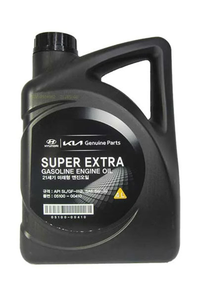 Масло моторное полусинтетическое HYUNDAI Super Extra Gasoline 5W-30 SL 4L