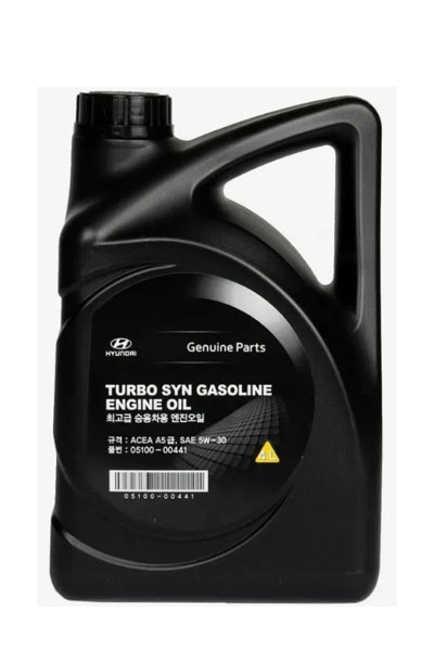 Масло моторное синтетическое HYUNDAI Turbo SYN Gasoline 5W-30 A5 CF-4/SM  4L