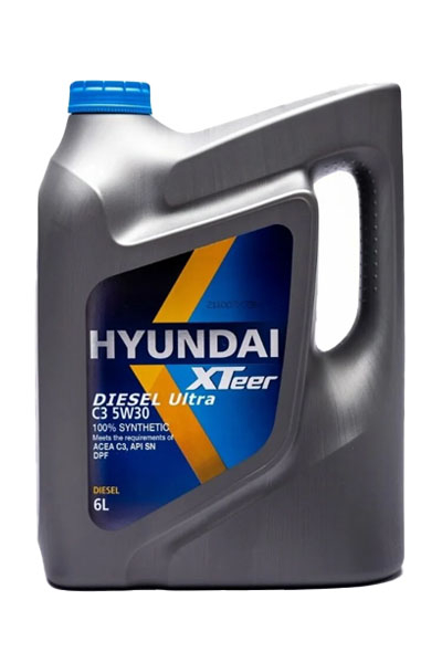 Масло моторное синтетическое HYUNDAI Xteer D700 Diesel Ultra 5W-30 C3 6L