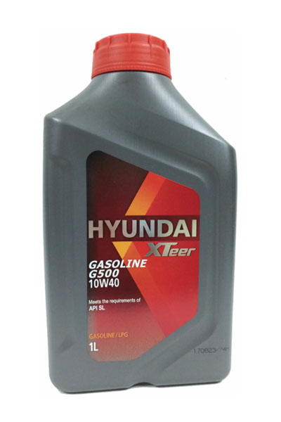 Масло моторное полусинтетическое HYUNDAI XTEER G500 Gasoline 10W-40 SL 1L