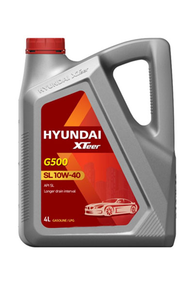 Масло моторное полусинтетическое HYUNDAI XTEER G500 Gasoline 10W-40 SL 4L