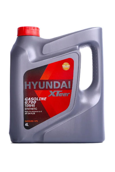 Масло моторное синтетическое HYUNDAI XTEER G700 Gasoline 10W-40 SN+/SP 4L