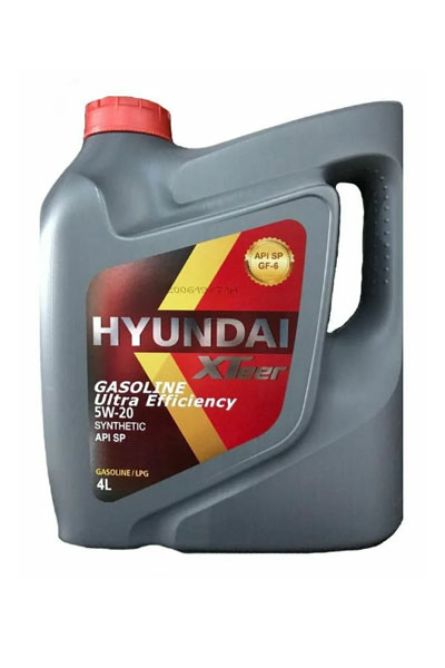 Масло моторное синтетическое HYUNDAI Xteer G800 Gasoline Ultra Efficiency 5W-20 SP 4L