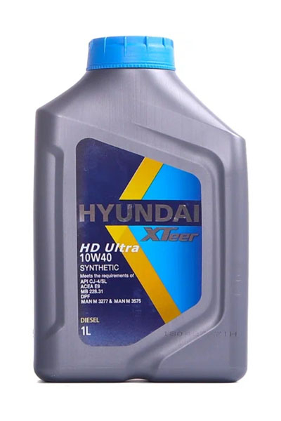 Масло моторное синтетическое HYUNDAI XTEER HD Ultra 10W-40 CJ-4/CK-4/SN 1L