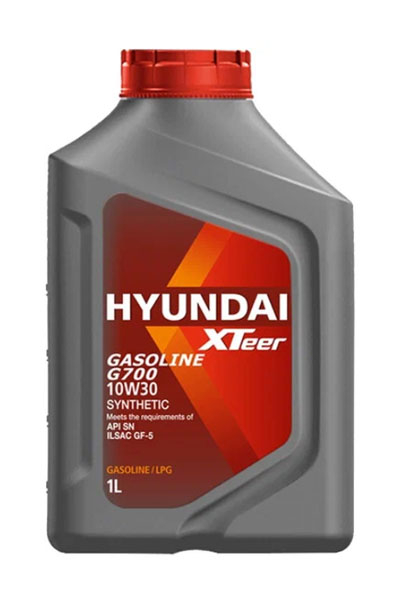Масло моторное синтетическое HYUNDAI XTEER G700 Gasoline 10W-30 SN+/SN-RC/SP/SP-RC 1L