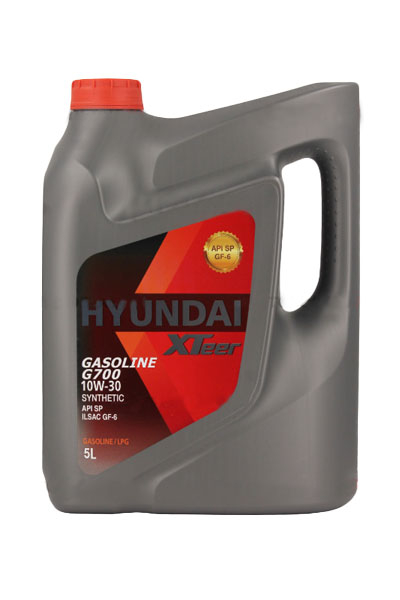 Масло моторное синтетическое HYUNDAI XTEER G700 Gasoline 10W-30 SN+/SN-RC/SP/SP-RC 5L