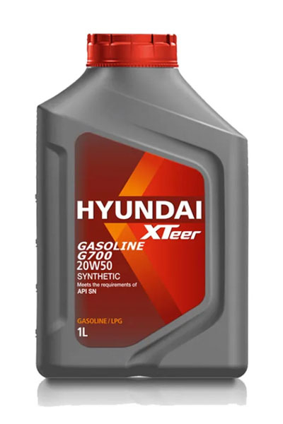 Масло моторное синтетическое HYUNDAI XTEER G700 Gasoline 20W-50 SN+/SP 1L