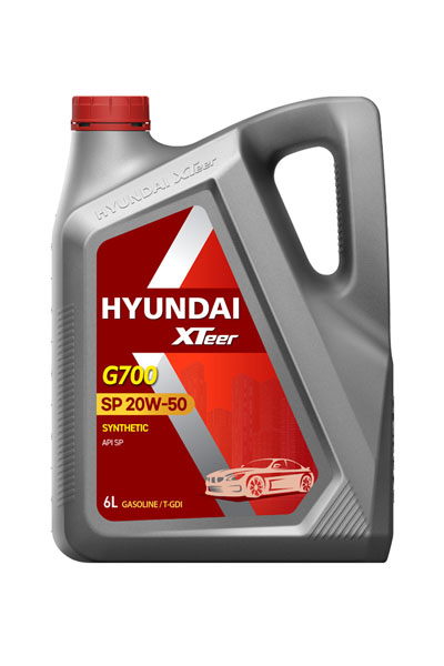 Масло моторное синтетическое HYUNDAI XTEER G700 Gasoline 20W-50 SN+/SP 6L