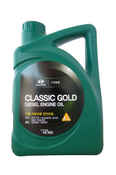 Масло моторное минеральное HYUNDAI Classic Gold Diesel 10W-30 CF-4 4L