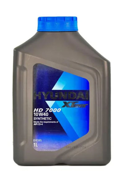 Масло моторное полусинтетическое HYUNDAI XTEER HD 7000 10W-40 CI-4/SL 1L
