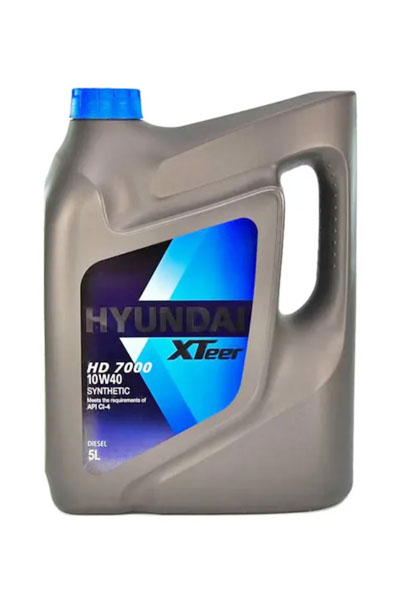 Масло моторное полусинтетическое HYUNDAI XTEER HD 7000 10W-40 CI-4/SL 5L