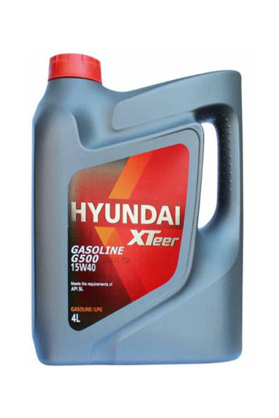 Масло моторное минеральное HYUNDAI XTEER G500 Gasoline 15W-40 SL 4L