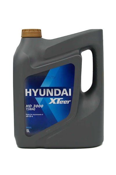 Масло моторное минеральное HYUNDAI XTEER HD 3000 15W-40 CF-4 5L