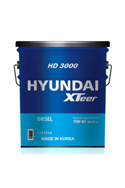 Масло моторное минеральное HYUNDAI XTEER HD 3000 15W-40 CF-4 18L
