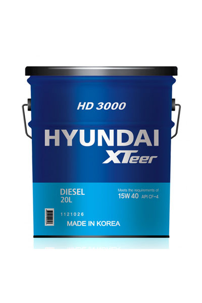 Масло моторное минеральное HYUNDAI XTEER HD 3000 15W-40 CF-4 20L