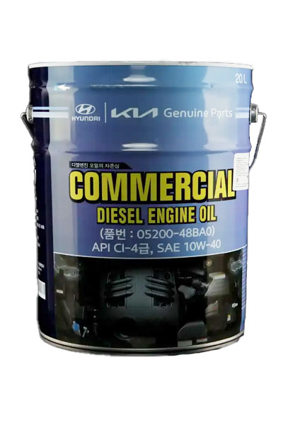 Масло моторное полусинтетическое HYUNDAI Commercial Diesel 10W-40 CI-4 20L