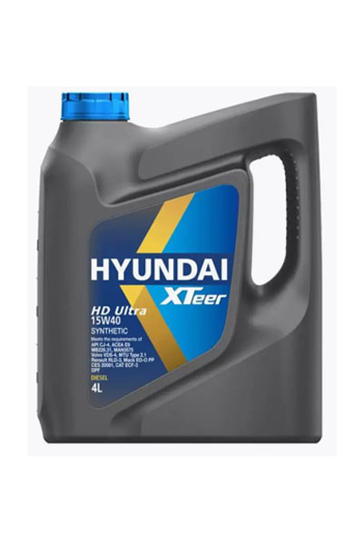 Масло моторное синтетическое HYUNDAI XTEER HD Ultra 15W-40 CJ-4/CK-4/SN 4L