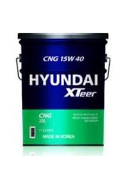 Масло моторное полусинтетическое HYUNDAI XTEER CNG 15W-40 CF 20L