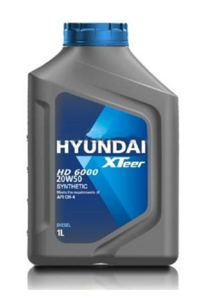 Масло моторное минеральное HYUNDAI XTEER HD 6000 20W-50 CH-4 1L