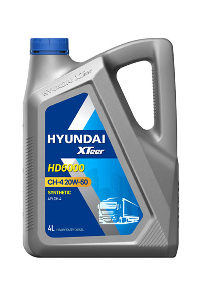Масло моторное минеральное HYUNDAI XTEER HD 6000 20W-50 CH-4 4L