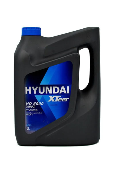 Масло моторное минеральное HYUNDAI XTEER HD 6000 20W-50 CH-4 5L
