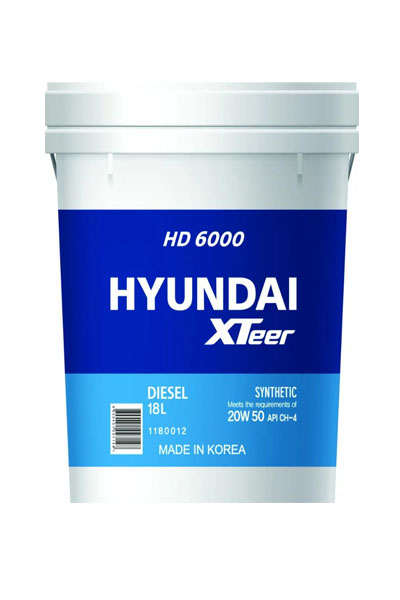 Масло моторное минеральное HYUNDAI XTEER HD 6000 20W-50 CH-4 18L