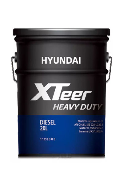 Масло моторное синтетическое HYUNDAI Xteer HD 7000 Heavy Duty 15W-40 CI-4 20L