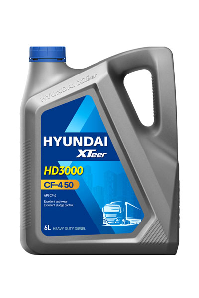 Масло моторное минеральное HYUNDAI XTEER HD 3000 50 CF-4 6L