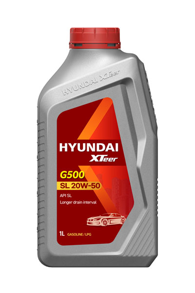 Масло моторное минеральное HYUNDAI XTEER Gasoline G500 20W-50 SL 1L