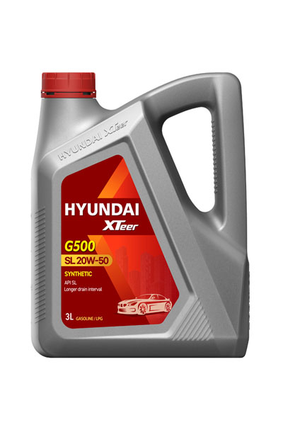 Масло моторное минеральное HYUNDAI XTEER Gasoline G500 20W-50 SL 3L
