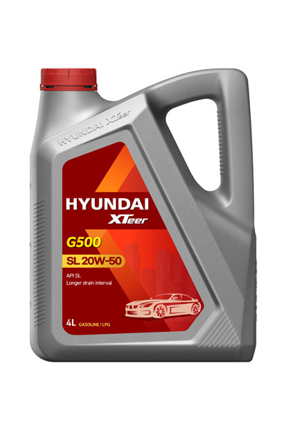 Масло моторное минеральное HYUNDAI XTEER Gasoline G500 20W-50 SL 4L