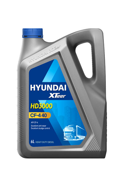Масло моторное минеральное HYUNDAI XTEER HD 3000 40 CF-4 6L