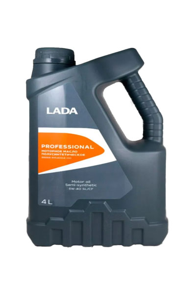 Масло моторное полусинтетическое LADA Professional 5W-40  SL/CF  4L